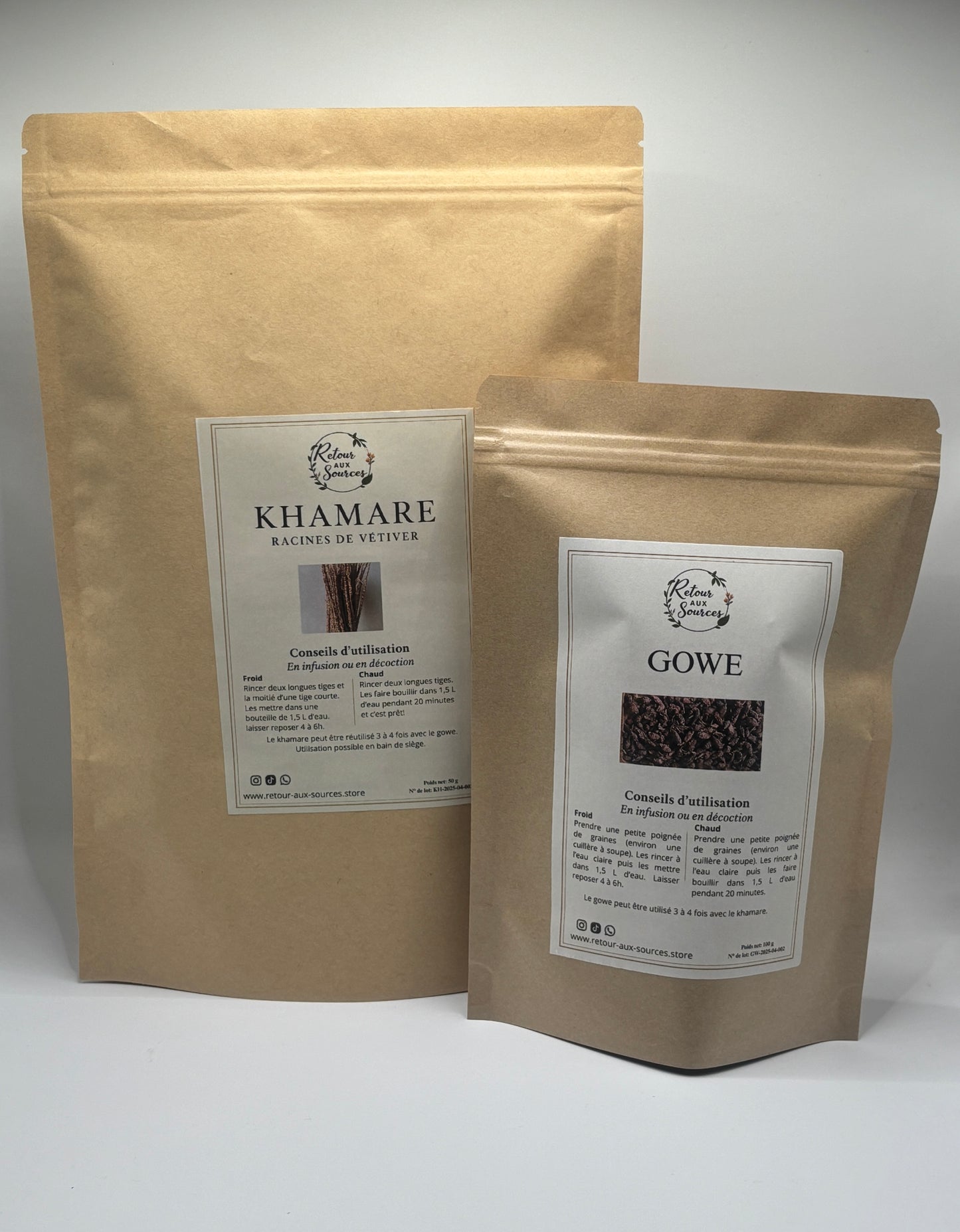 Pack Duo Laada - Khamare & Gowe (Abonnement)