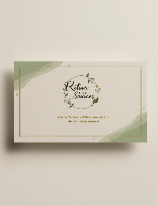 Carte-cadeau Retour aux Sources